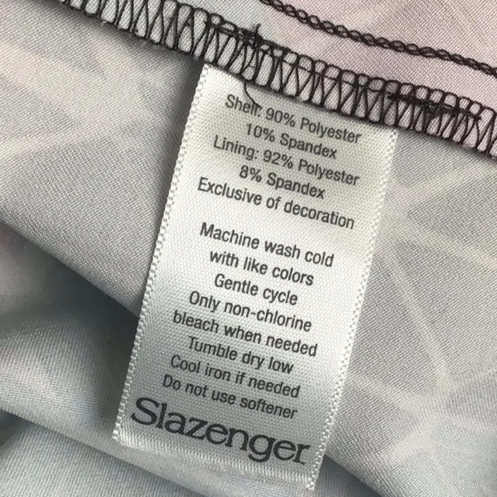 Slazenger Women’s Athletic Skort Skirt Multicolored Geometric Size 6 EUC